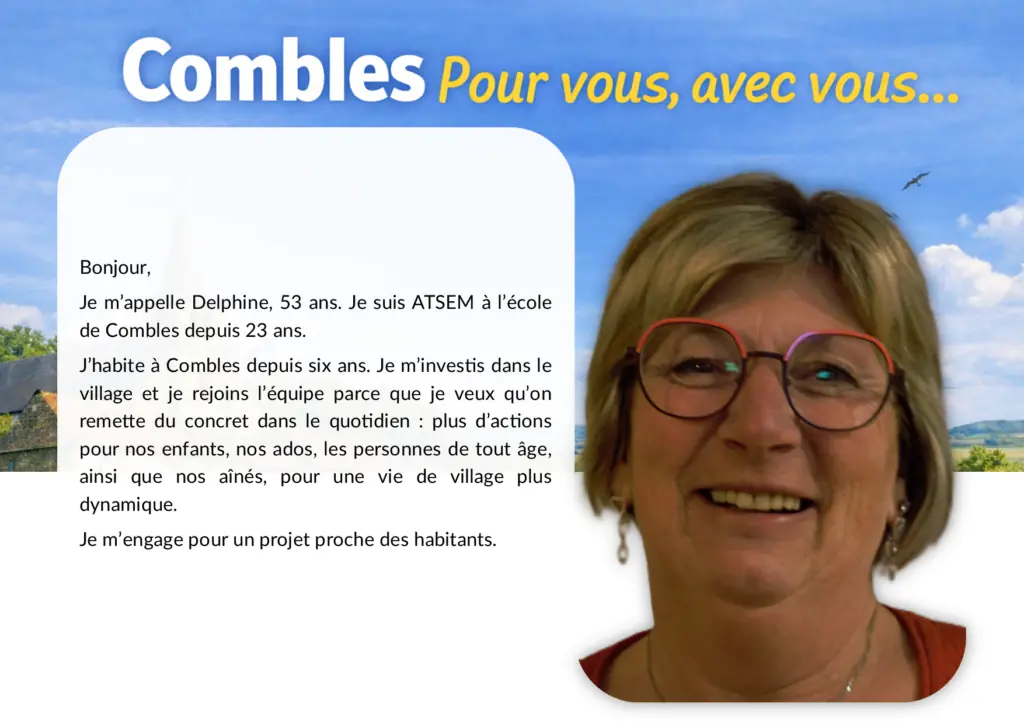 Delphine, membre de l’équipe