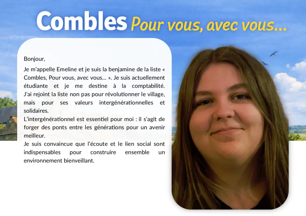 Émeline, membre de l’équipe