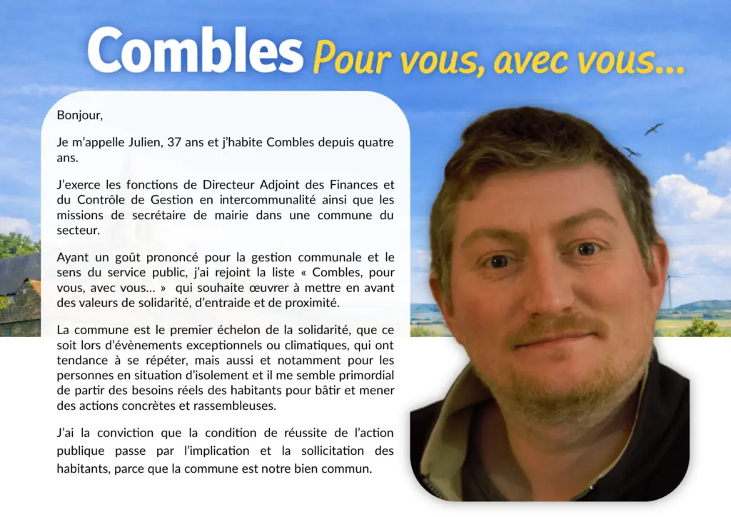 Julien, membre de l’équipe