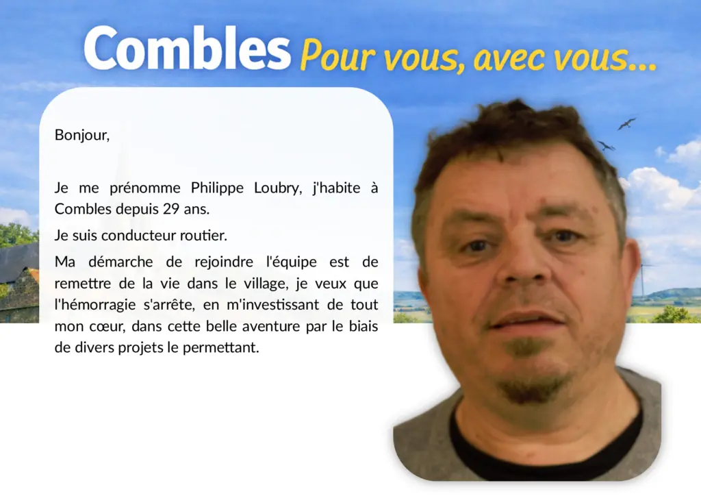Philippe, membre de l’équipe