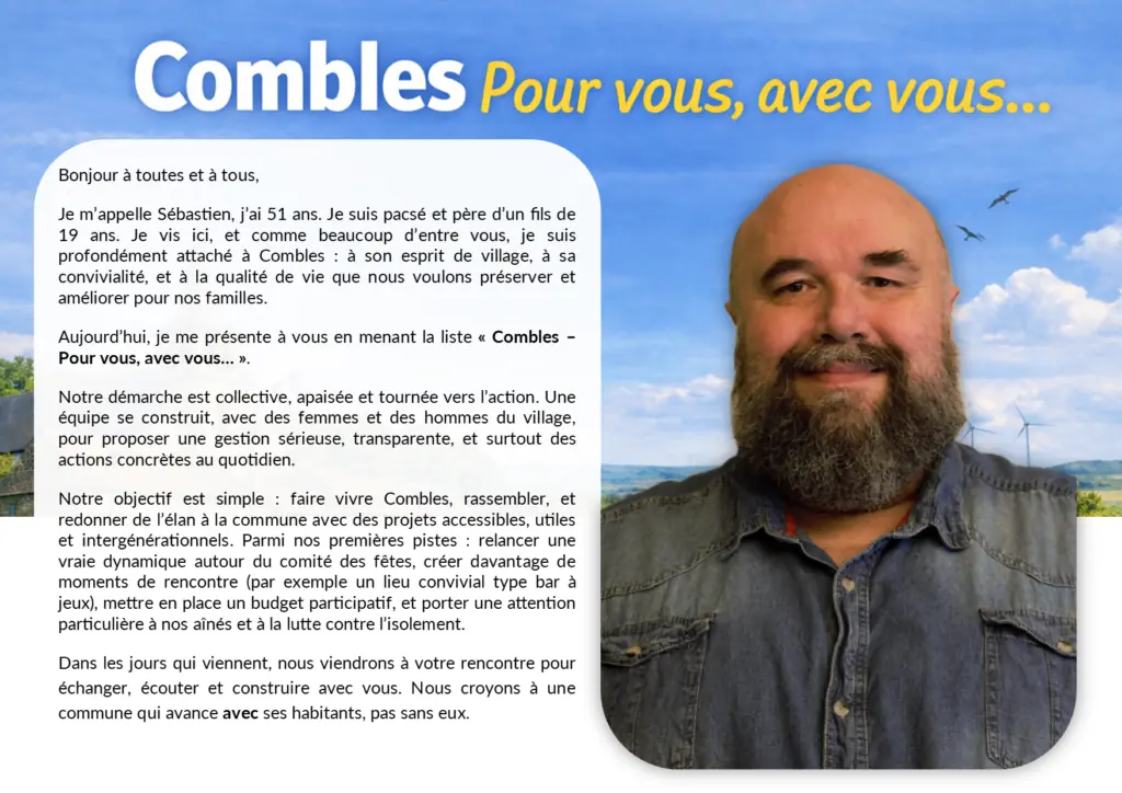 Sébastien, membre de l’équipe