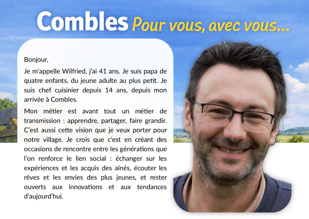 Wilfried, membre de l’équipe